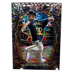 Panini Select 2023 Jacob Misiorowski Black Snakeskin Pulsar Prizm 1/1 #28 RC